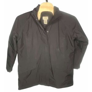 L.L Bean women's Jacket Parka insulated thinsulate warm vintage black size XL‎